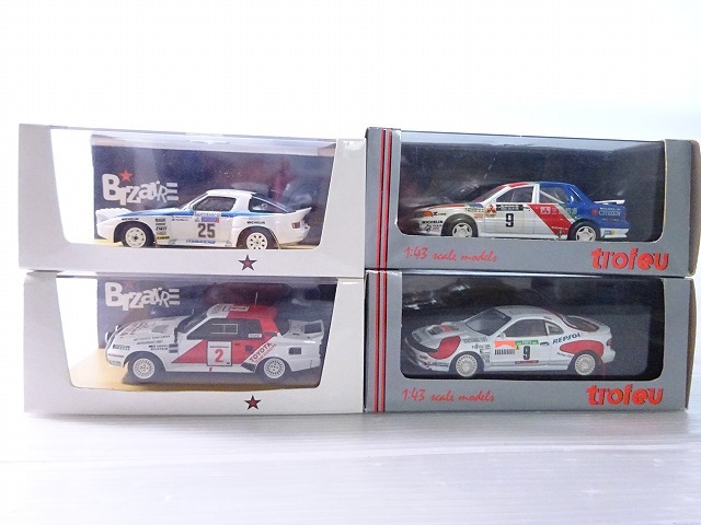 【送60】1円～ 未開封 MINIMAX 1/43 マツダ RX-7 Gr.B #25 R.A.C 1985 /トヨタ セリカ ターボ ＃2 1986 / trofeu 三菱 ギャラン VR4 89 他_1