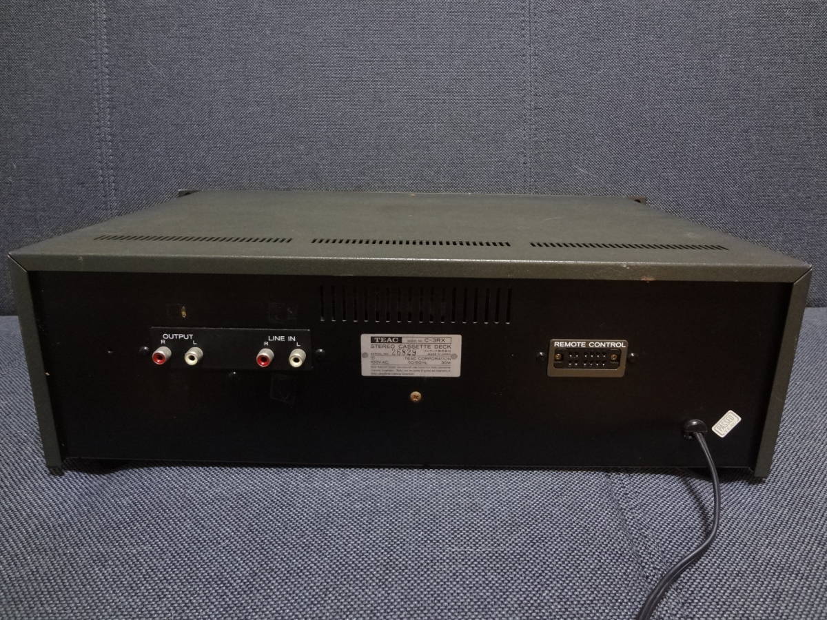 ティアック TEAC C-3RX カセット デッキ 美品 【公式通販】