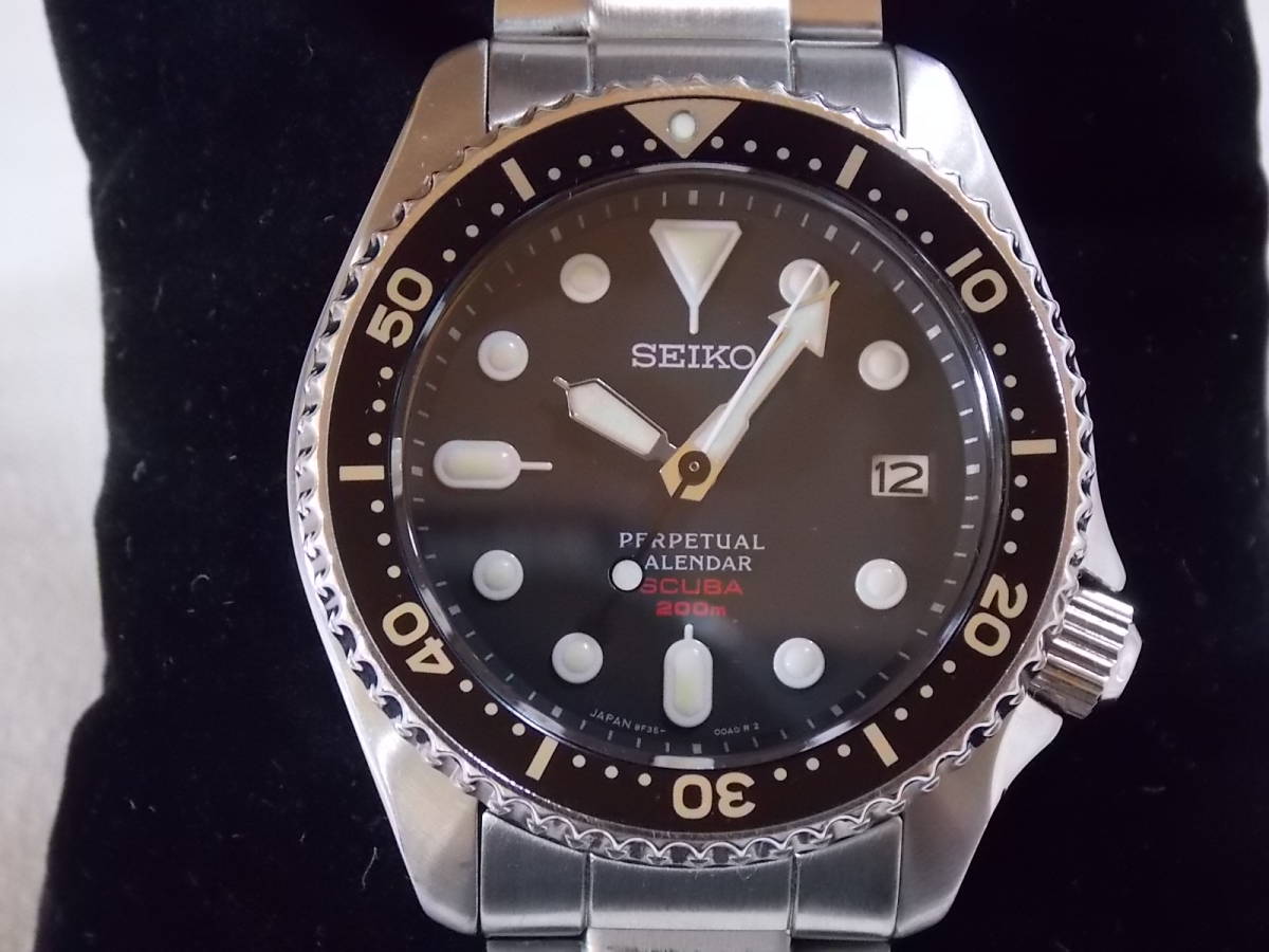 セイコー ダイバー SEIKO 200m 8F35-00A0 SCUBA パーペチュアル 