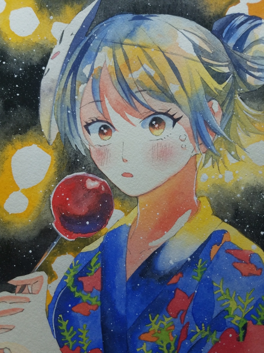 オリジナル 手描きイラスト 女の子 夏祭り 手描きイラスト 売買されたオークション情報 Yahooの商品情報をアーカイブ公開 オークファン Aucfan Com