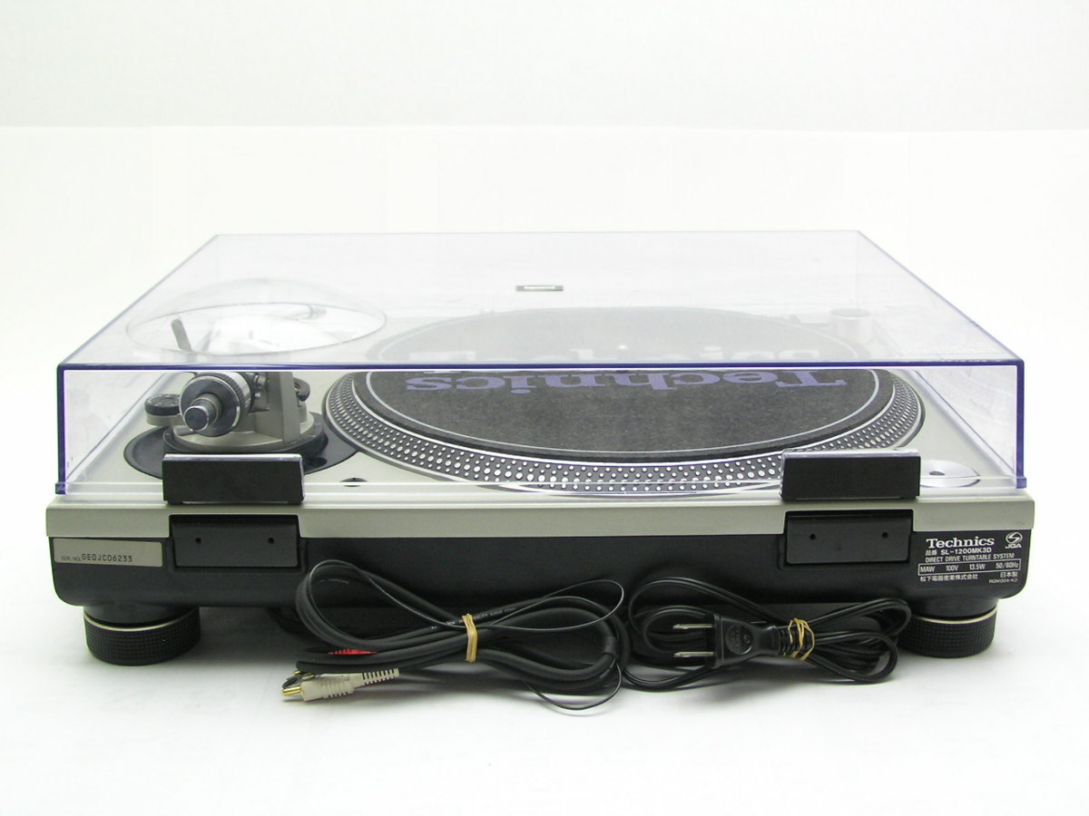 ★ハローカメラ★ 6198 Technics Quartz D.D プレーヤー SL-1200MkⅢD カートリッジなし 難有り動作品「同梱不可」140サイズ_7