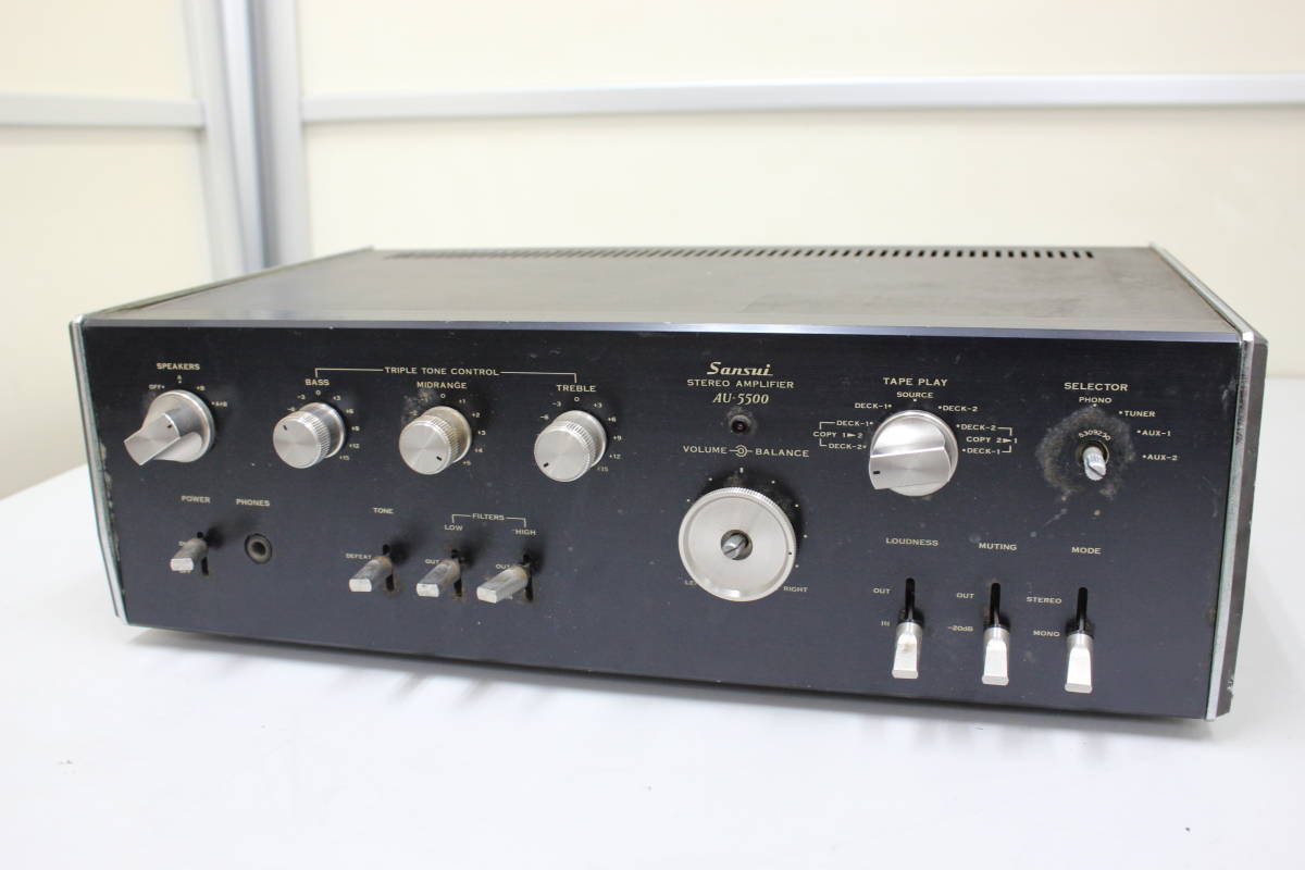 ヴィンテージ Sansui AU5500. プリメインアンプ サンスイ プリメインアンプ AU-5500 SANSUI Yahoo!オークション - 公式