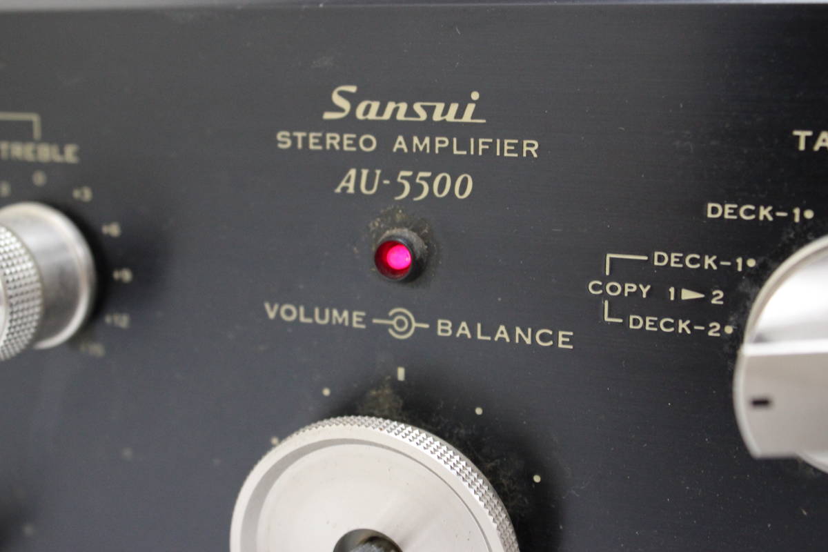 サンスイ プリメインアンプ AU-5500 SANSUI Yahoo!オークション - 公式