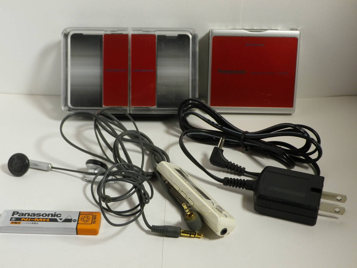パナソニック Panasonic SJ-MJ59 ポータブルMDプレーヤー レッド