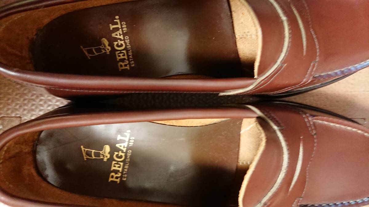 REGALコインローファー24.5㎝EE REGAL REGAL(リーガル) コイン 【試着 