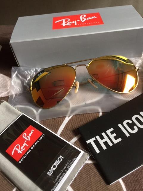  Ray-Ban レイバン RB3025 AVIATOR LARGE METAL 112/69 58口14 3 N 黄ミラー(アビエーター)｜売買されたオークション情報、yahooの商品情報をアーカイブ公開 - オークファン サングラス