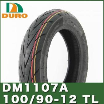 ダンロップOEM DURO DM1107A 100/90-12 49M TL 4PR NSR50/80 【KSR】【NSR50/80】【DUNLOP】 チューブレス DURO デューロ バイクタイヤ