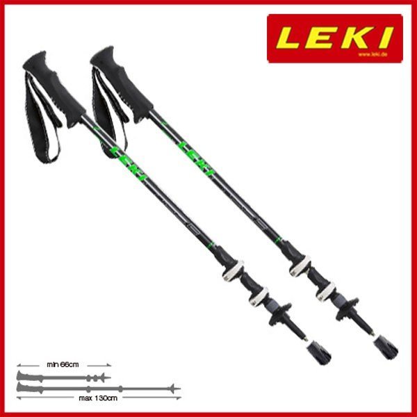 LEKI レキ トレッキングポール ジャーニー SPD DSS グリーン