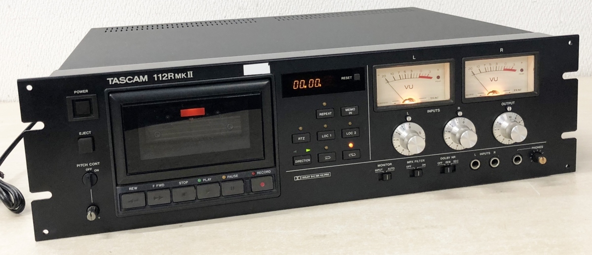 052 TASCAM タスカム 業務用カセットデッキ オートリバース 112R MKⅡ
