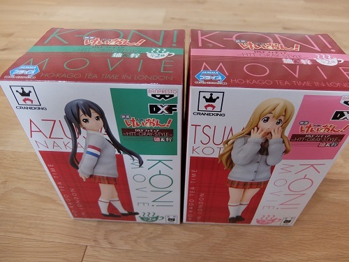けいおん! DXF フィギュア ～HTT-GRAY-STYLE～　中野梓　秋山澪 未開封 映画 けいおん！ HTT-GRAY-STYLE DXFフィギュア 全6種 セット
