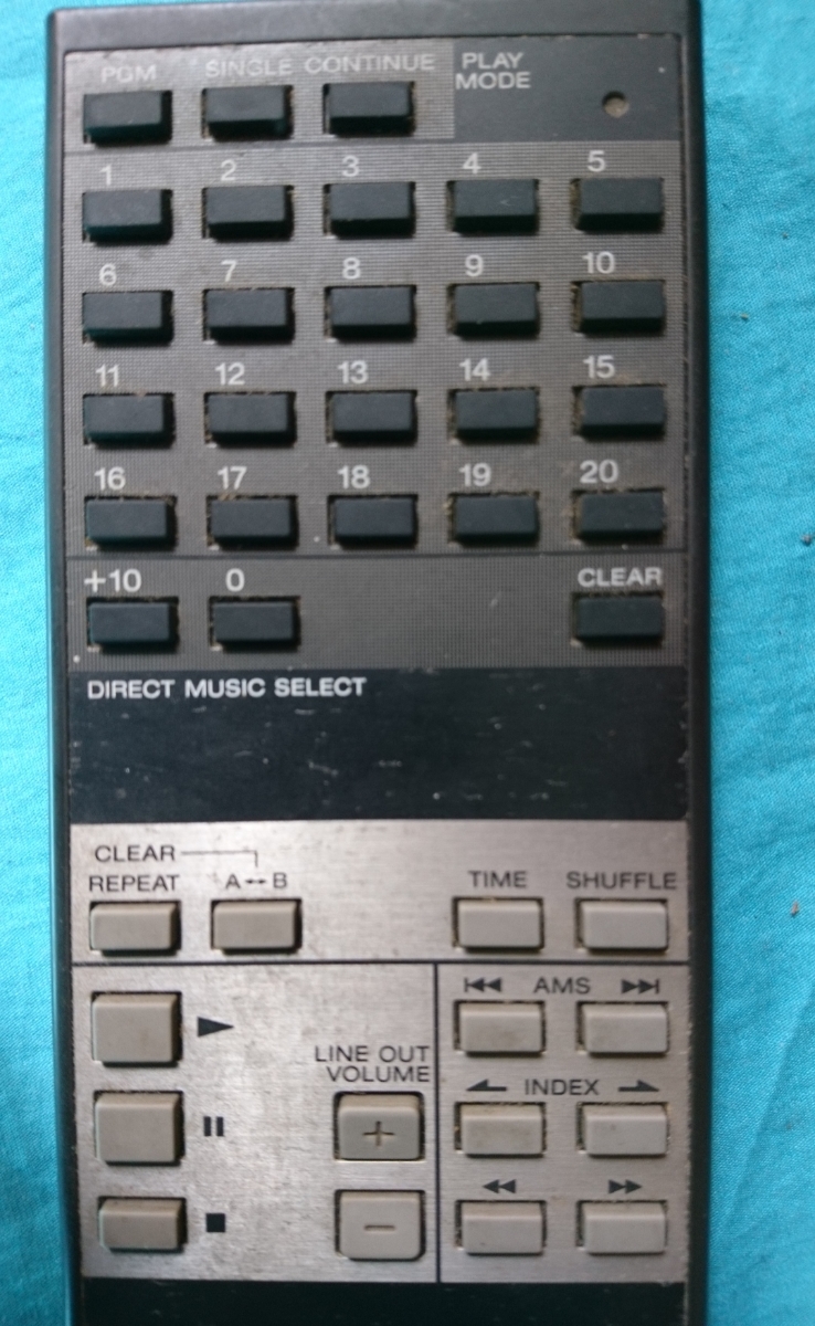 家電】SONY ソニー CDプレーヤー CDP-555ESD用 リモコン RM-D502A