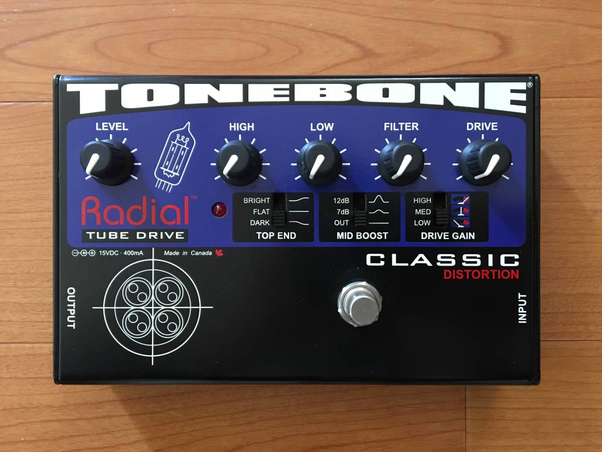 送料無料】Radial TONEBONE CLASSIC 中古良品 箱・アダプタ・日本語取