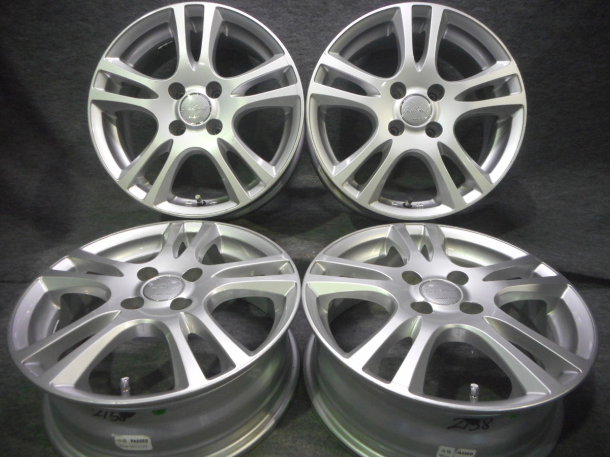 MANARAY EUROSPeed ポルテ 15in 5.5J PCD100 OFF+40 4本 [2158]
