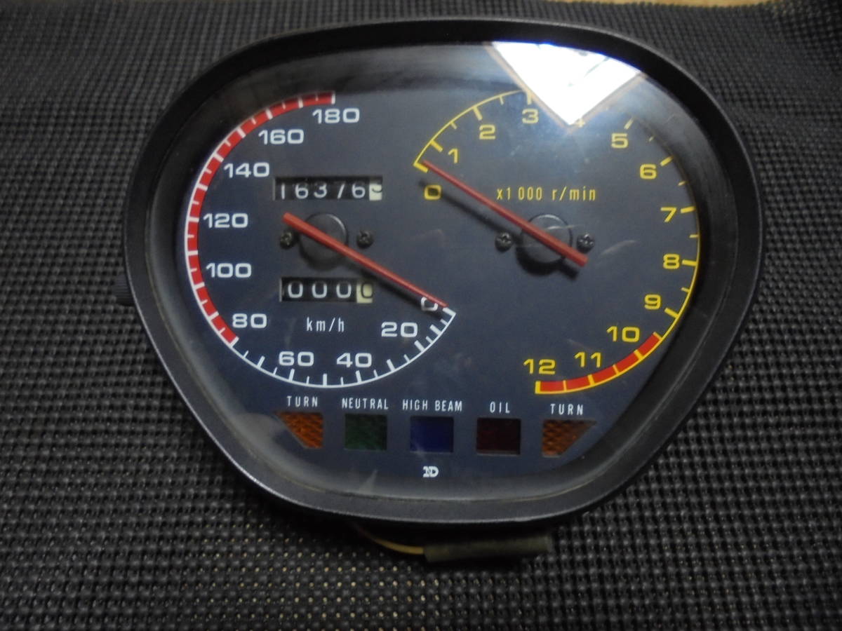 SUZUKI純正 GSX750Sカタナ 純正メーターASSY 実働 品番 157010-0990 きれい