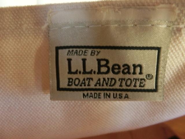 ■格安スタート■エルエルビーン　LL　BEAN　トートバック　レザーハンドル　ネイビー　モノグラム　Y　刺繍　_6