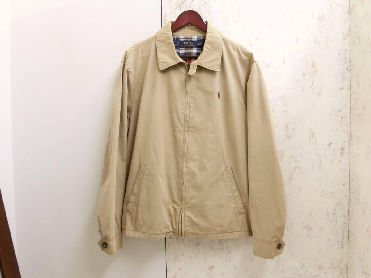 POLO ラルフローレン コットン ジャケット スウィングトップ (L