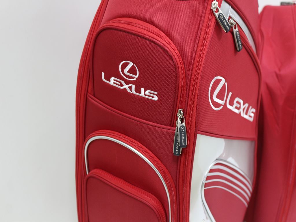 新品未使用【LEXUS/レクサス】ゴルフバッグ キャディバッグ 赤/レッド