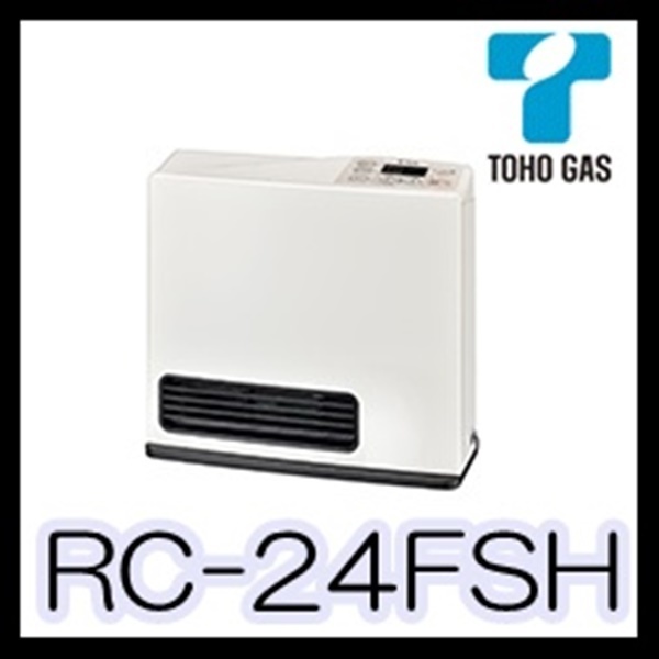 未使用 東邦ガス ガスファンヒーター RC-24FSH 都市ガス 13A ホワイト
