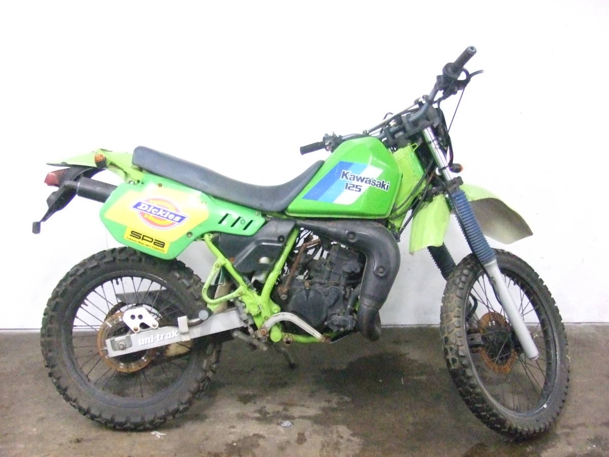 カワサキ　KMX125　MX125A　レストアベース　カスタムベース　オフロード　モトクロス　