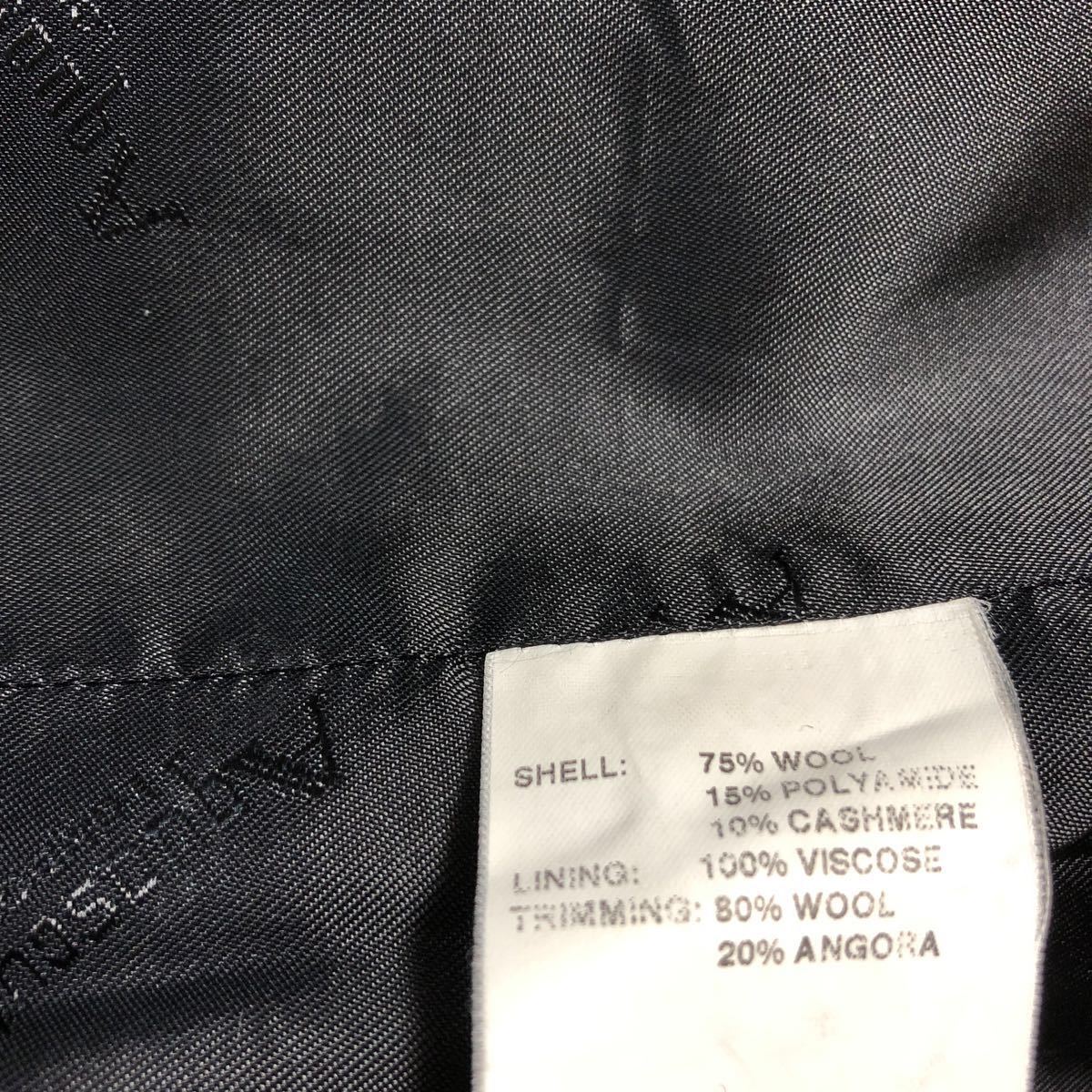 ★カシミヤ混！上品な男の着こなし★美品 アクアスキュータム Aquascutum ステンカラー コート ハーフ丈 ブラック XXL メンズ 秋 冬 カシミヤ コート（ブランドアクアスキュータム Aquascutumアクアスキュータム定価286,000円（税込 男前でいたいなら、アクアスキュータムでコーデせよ！ | MEN'S