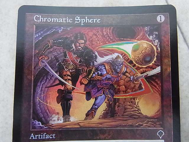 MTG 彩色の宝球/Chromatic Sphere Foil INV 英語版 4枚セット【01 彩色