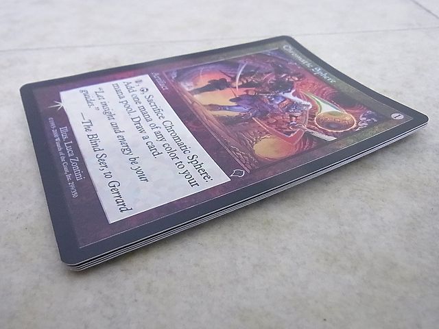 MTG 彩色の宝球/Chromatic Sphere Foil INV 英語版 4枚セット【01 彩色