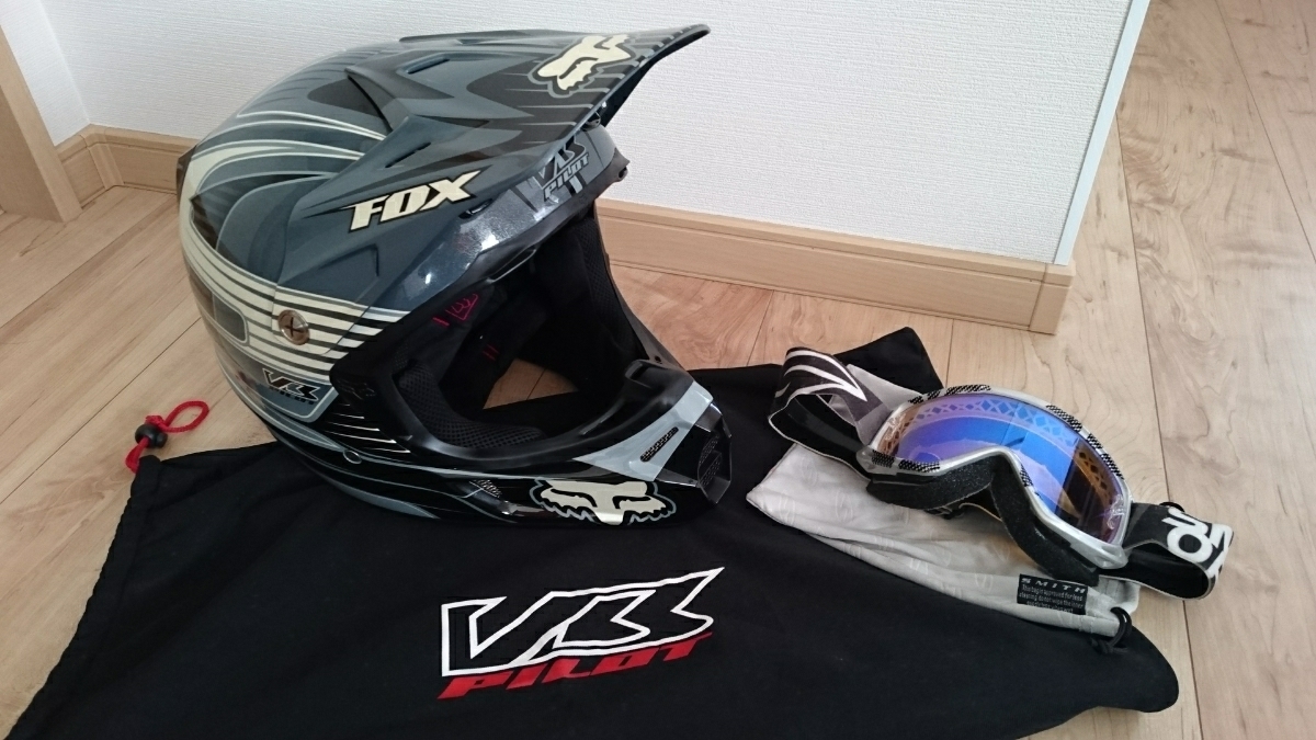 V3 FOX | Fox Pilot - オフロードヘルメット ヘルメット オフロード