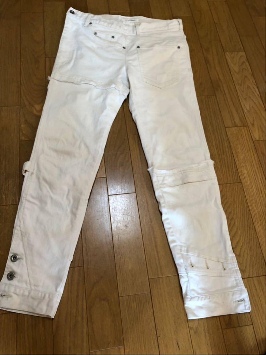 whowhat フーワット パズルデニム レア ホワイト puzzledenim Mサイズ 