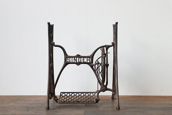 シンガー antiques REFACTORY ミシン脚テーブル 網の目 SHINGER 網目 