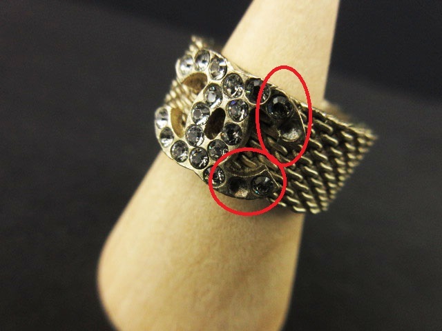 オンライン格安特売 シャネル CHANEL リング 指輪 ココマーク ライン 