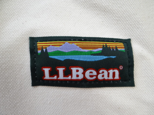 1025-8LLbeanエルエルビーン ビンテージトートバッグLLビーンMADE IN USA カタディンロゴ　レザーハンドル_2