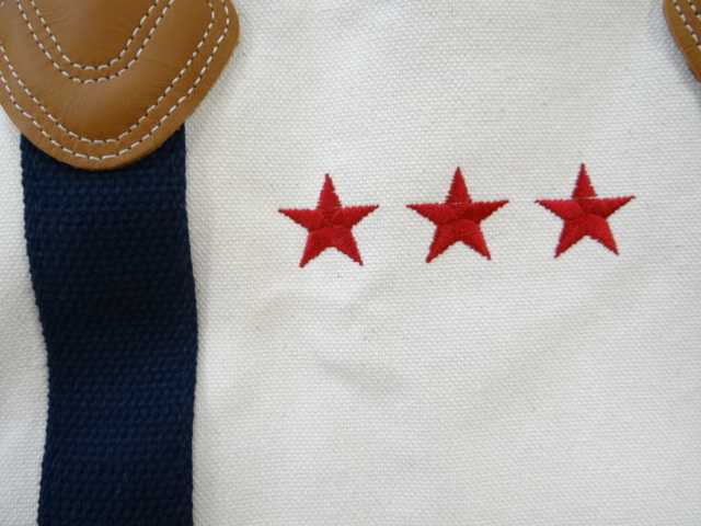 1025-8LLbeanエルエルビーン ビンテージトートバッグLLビーンMADE IN USA カタディンロゴ　レザーハンドル_5