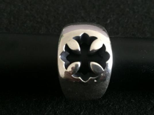 限定出品！！クロムハーツ CHROMEHEARTS　NGTV スペース CHプラスリング　内径18mm