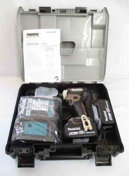 ☆☆makita　マキタ　充電式インパクトドライバ　TD171DGX　AB　オーセンティックブラウン　18v　6.0Ah☆未使用品