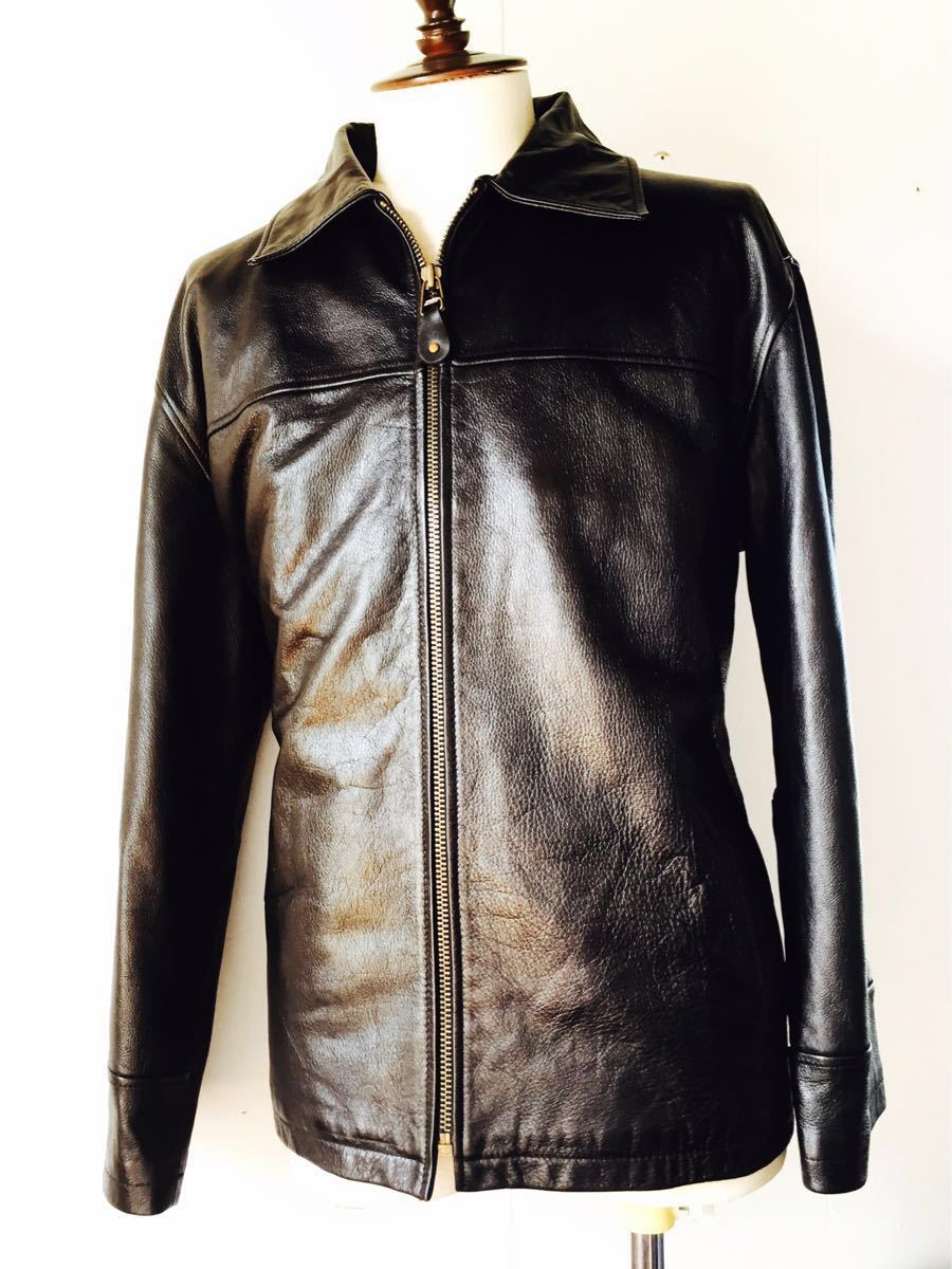 定価318000円 美品 ON THE WORLD LEATHER カウハイドレザー シングル 