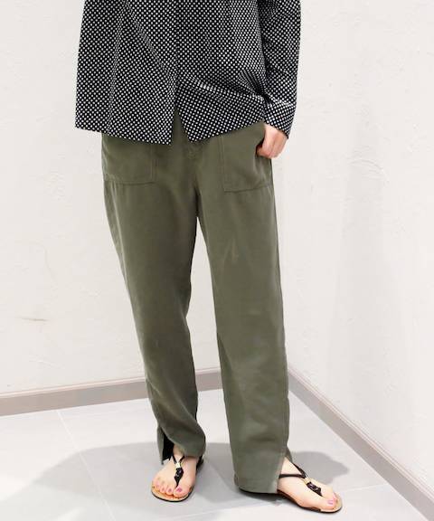 新品タグ付き 今季 Plage プラージュ スリットベイカーパンツ ボトムス  