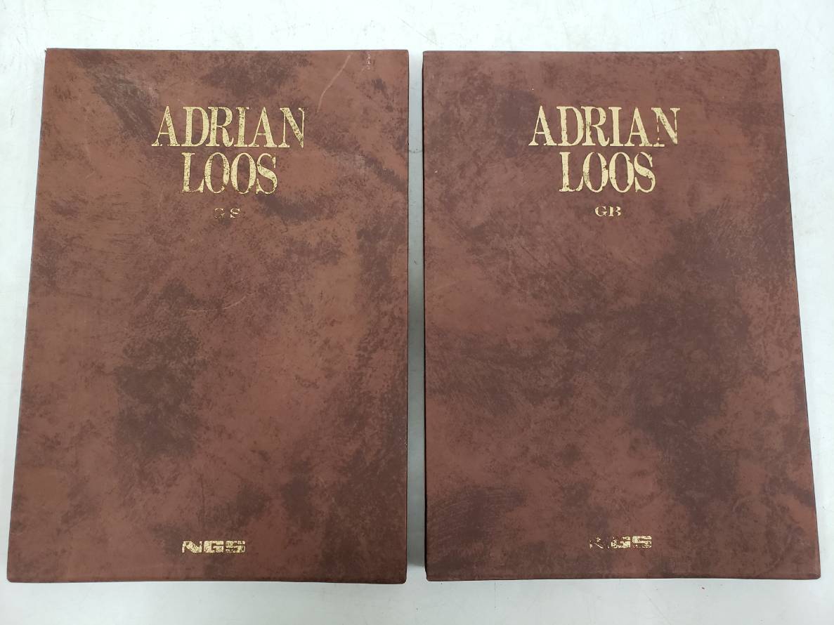 「Adrian Loos GB」アドリアン•ルース 日本芸術出版社 会員限定 ADRIAN LOOS アドリアン ルース 希少 ポートフォリオ版 宝石大陸 GS