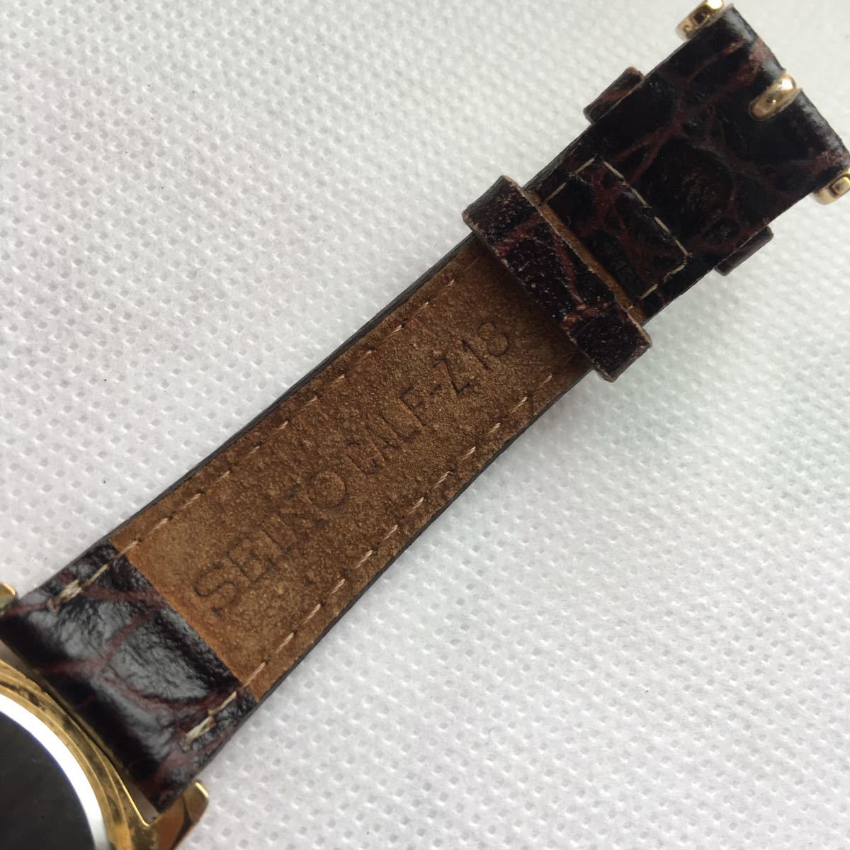 SEIKO クレドール V701-7A80 メンズクオーツ セイコー 腕時計の入札 