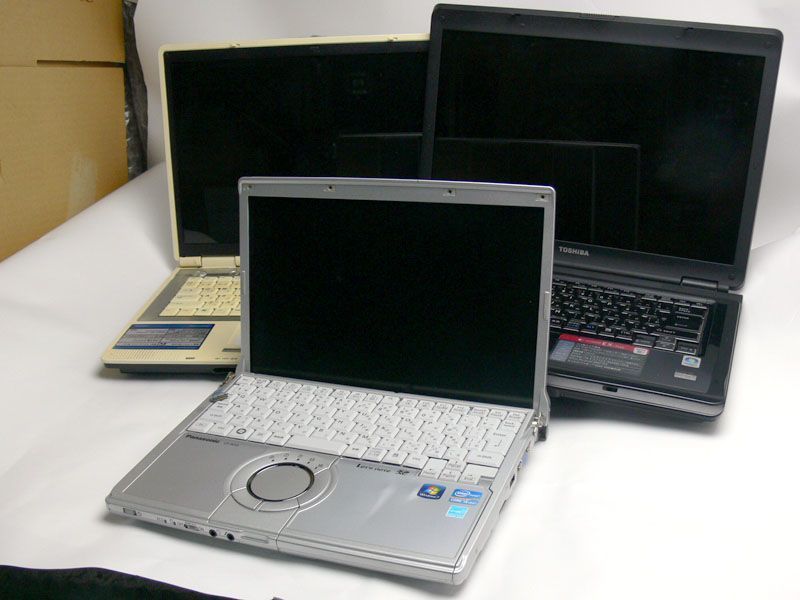 ジャンク ノートパソコン 3台セット 商品の状態: 【公式通販】