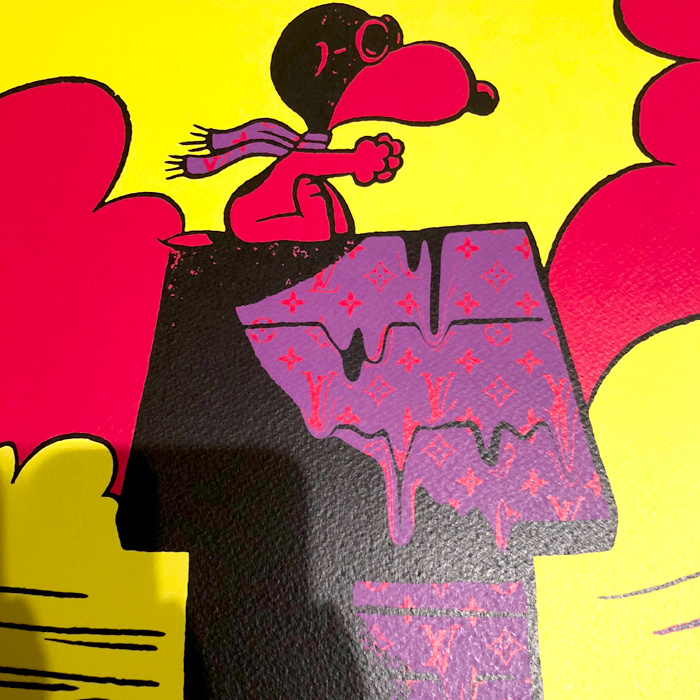 ☆世界100部☆スヌーピー×vuitton ルイヴィトン Kaws COA付