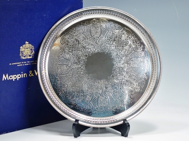 S10800【英国 Mappin & Webb マッピン＆ウェッブ】シルバープレイト