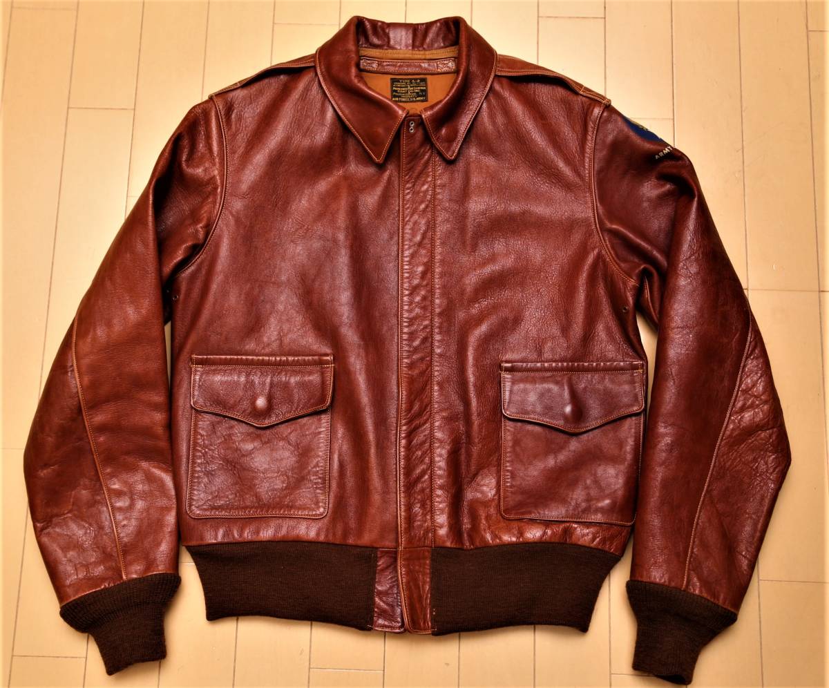 バズリクソンズ ラセットブラウン ホースハイド A2ジャケット size38 
