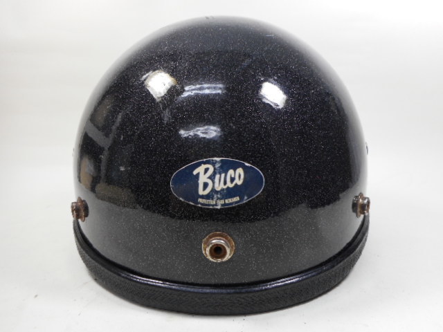 入手困難カラー！黒ラメ! 60s BUCO GUARDIAN ハーフヘルメット☆60年代