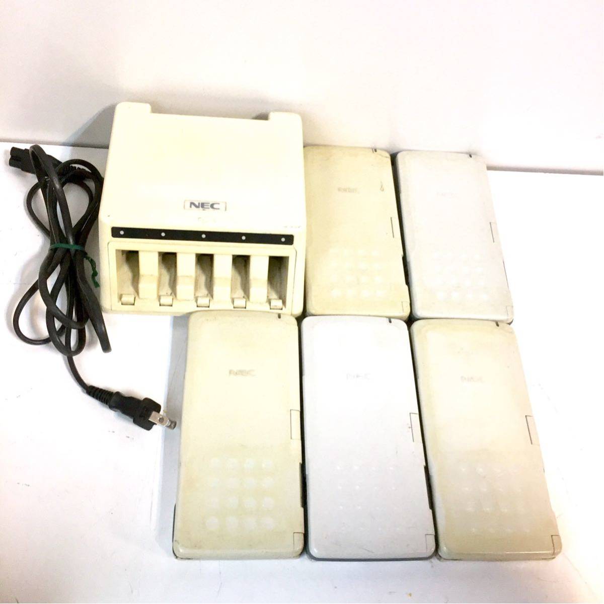 NEC PB3600 ハンディーターミナル 5台セット プラス 充電器 UU3300 1台