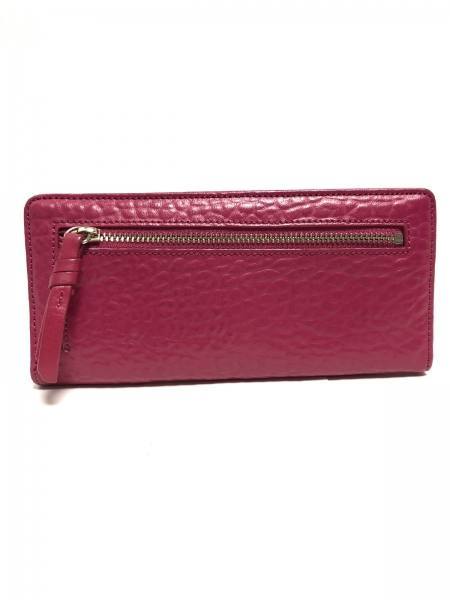 コールハーン COLE HAAN 財布 長財布 レザー ピンク 型押し加工