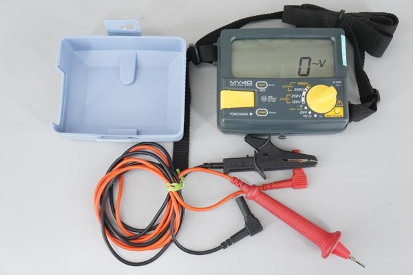 [DW]USED 校正2019年5月次回予定 YOKOGAWA MY40 MY40-01 Insulation Resistance Tester PROBE付 [ST1733034]