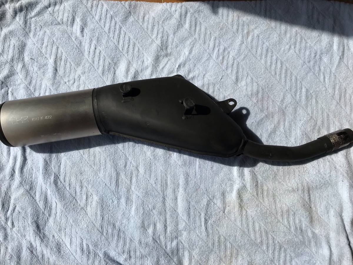 Dトラッカー/KLX250　純正マフラー　K422 サイレンサー　_2