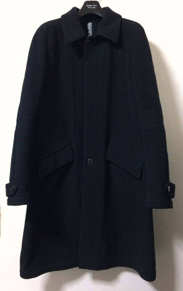 希少✨ナンバーナイン 宮下期 チェスターコート 音符 多ボタン 濃灰色 2サイズ NUMBER (N)INE ナンバーナイン 07AW ウールチェスターコート