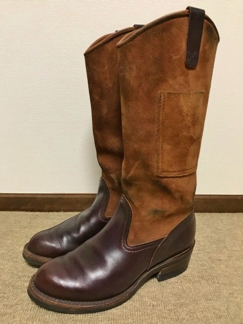 【品質保証，高品質】 オーダー 別注 価格15万円 ウエスコ WESCO カスタム ロング 丈 ウエスタン BOSS ボス エンジニアブーツ レザー 革靴 レザーシューズ ブーツ(9.5インチ)｜売買されたオークション情報、yahooの商品 靴