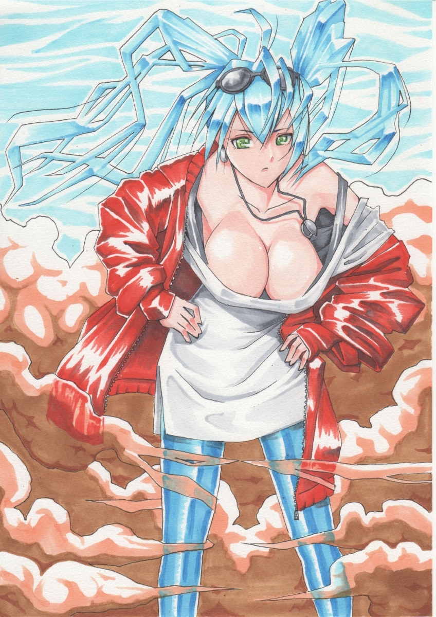 アナログ手描きイラスト 初音ミク 砂の惑星 直筆原画a4サイズ画用紙手書きコピックアニメ 手描きイラスト 売買されたオークション情報 Yahooの商品情報をアーカイブ公開 オークファン Aucfan Com